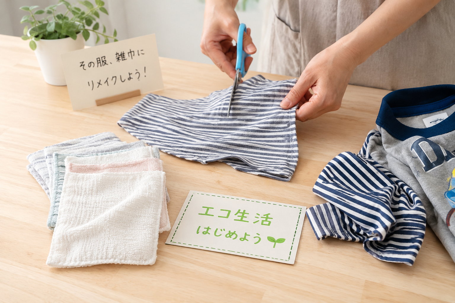 捨てないで！ボロボロになった子供服の「最後」の活用法と、環境に優しい処分の仕方の画像