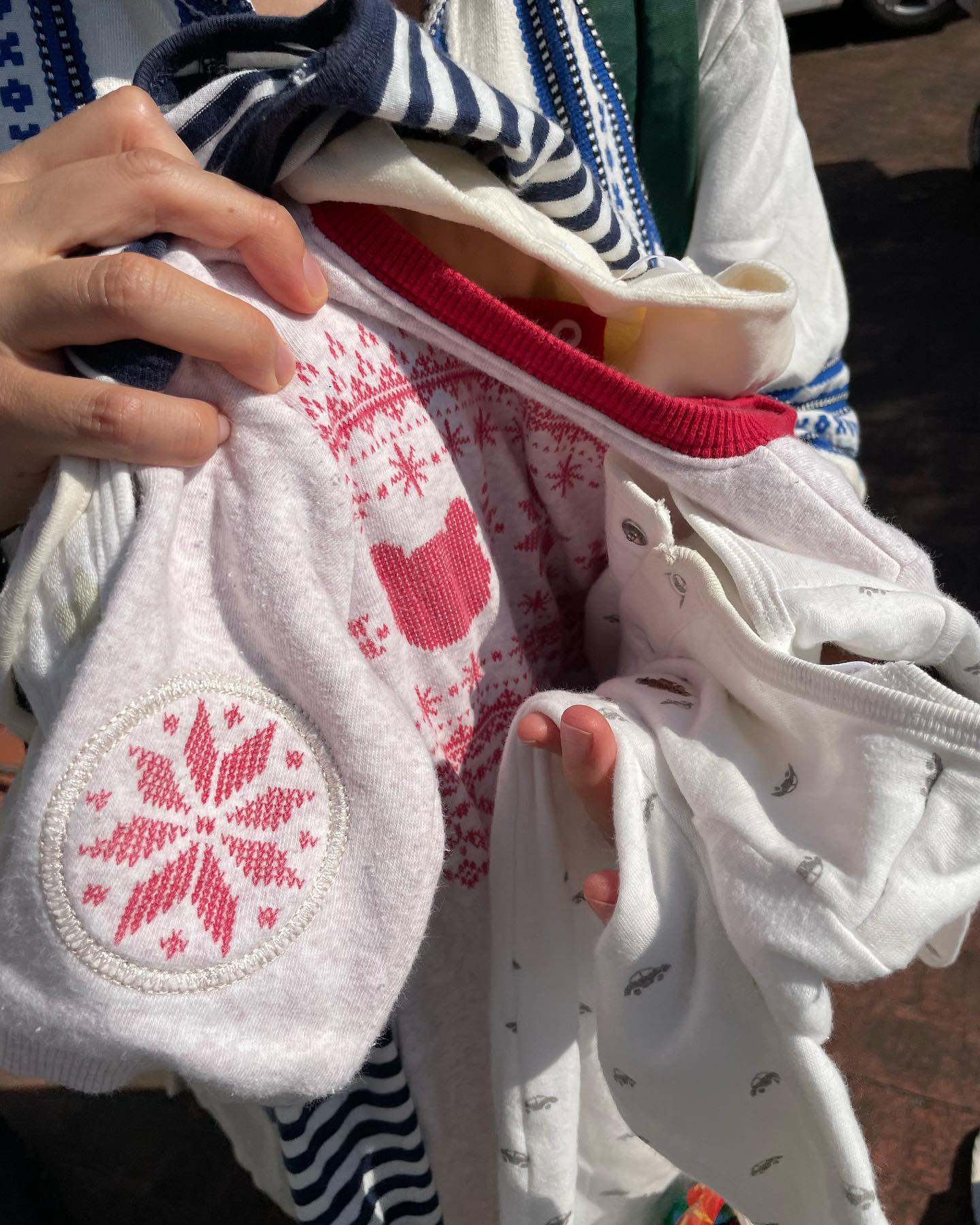 サダズマーケット終了後、服が循環した後のすっきりしたブースの様子