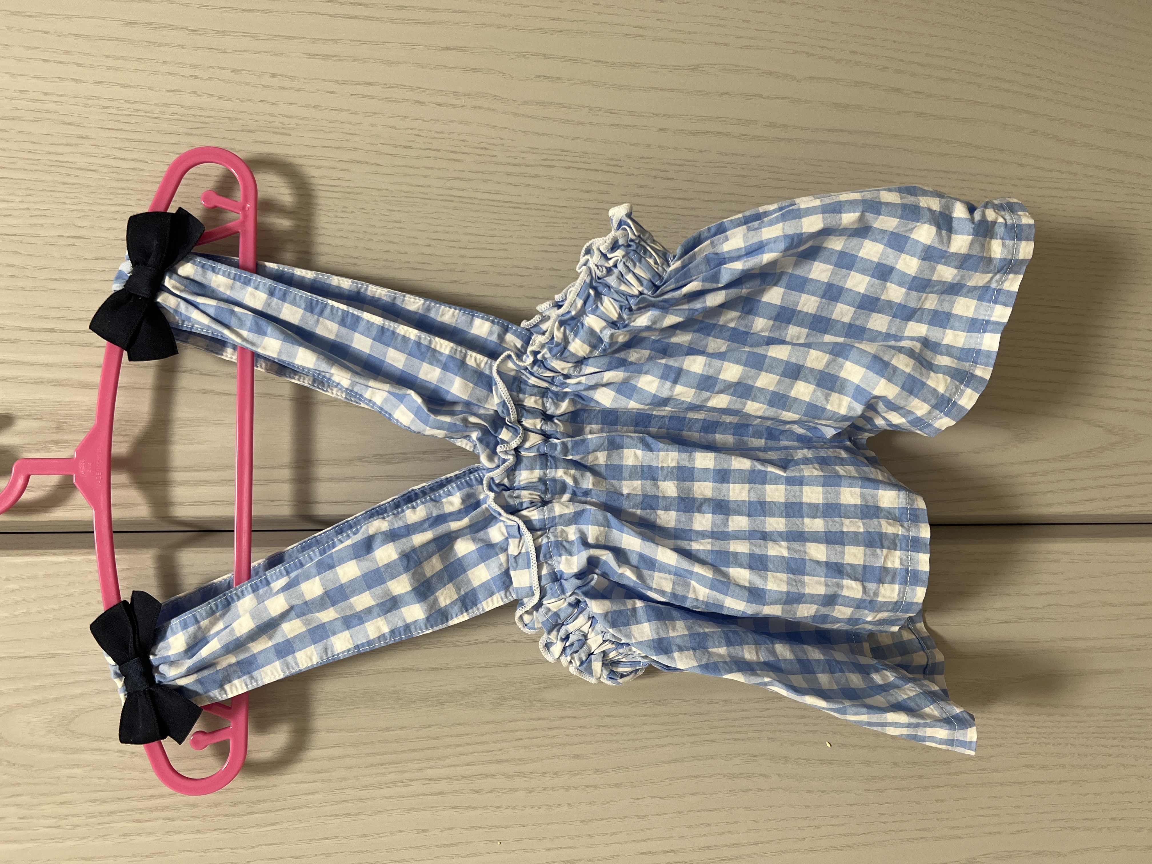 チェック柄のワンピース90cm