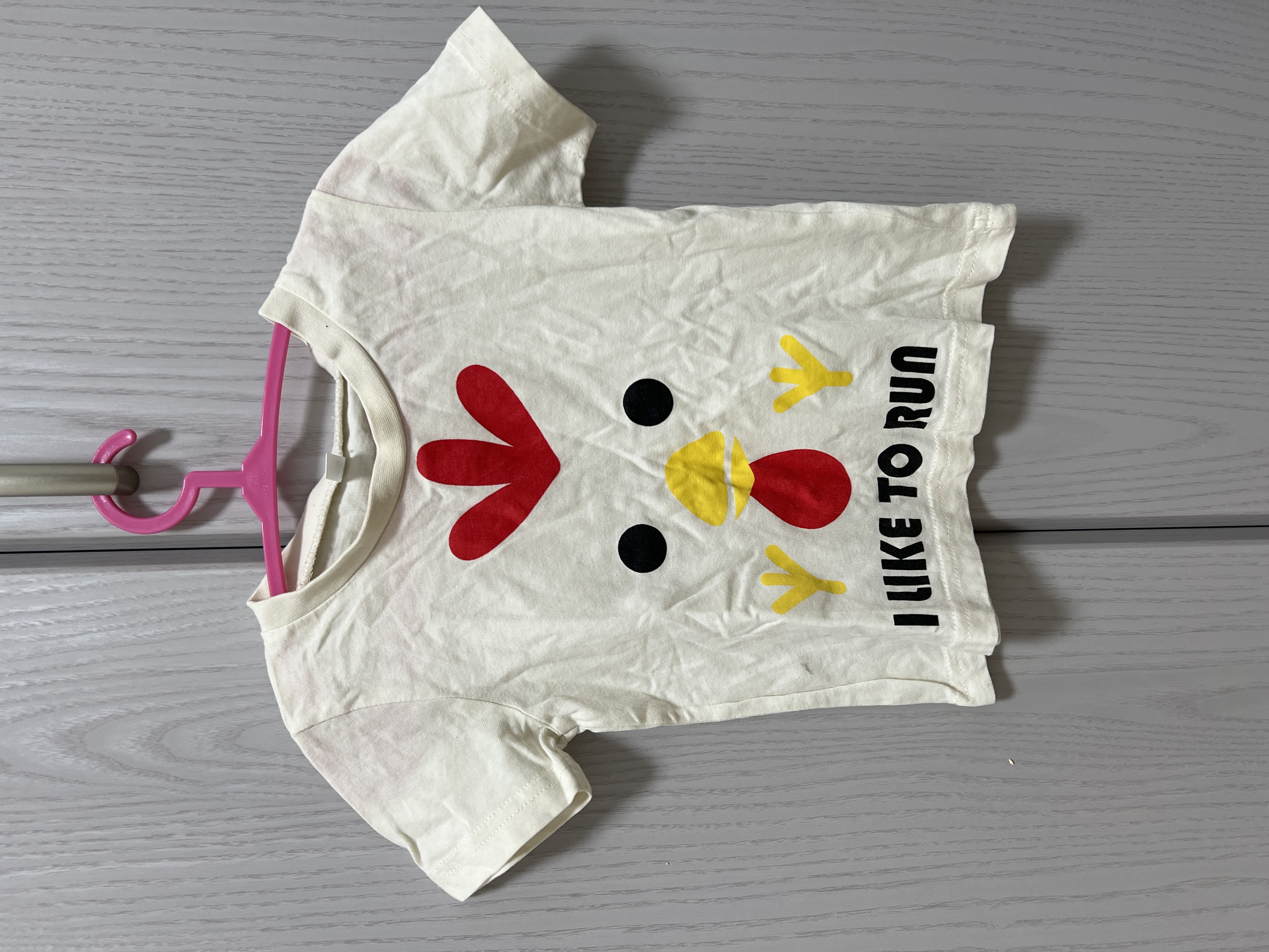 ニワトリTシャツ80